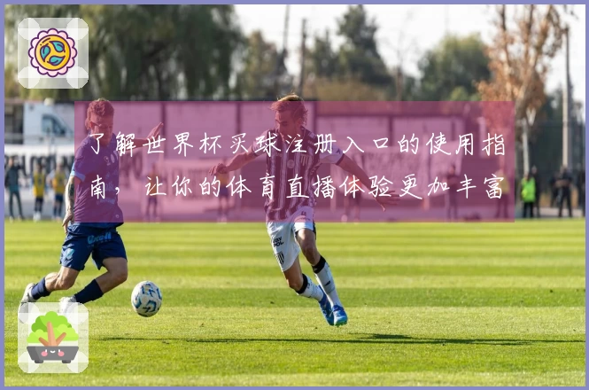 了解世界杯买球注册入口的使用指南，让你的体育直播体验更加丰富